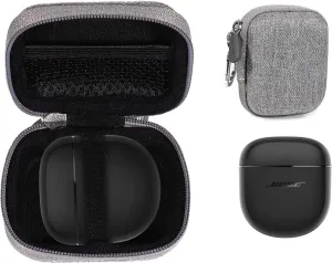 CaseSack Case for New Bose QuietComfort Earbuds II Wireless Noise Cancelling in-Ear Headphones (Gray)