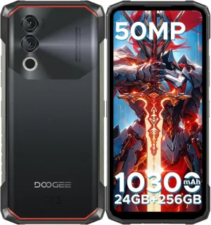 DOOGEE Blade10 Power Rugged Smartphone Unlocked,24GB 256GB/2TB, 10300mAh Rugged Phone, 6.6''HD 90Hz Android 14 Cell Phone, 50MP Camera, 3 Card Slots/Face Unlock/Fingerprint/NFC/Wi-Fi6E/IP69K