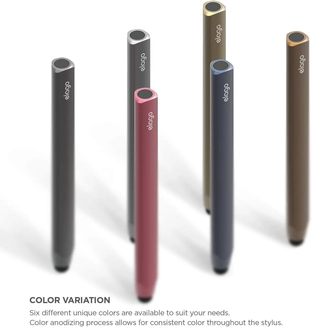 elago Premium Aluminum Stylus Pens for All Touch Screen Tablets/Phones [Chocolate]