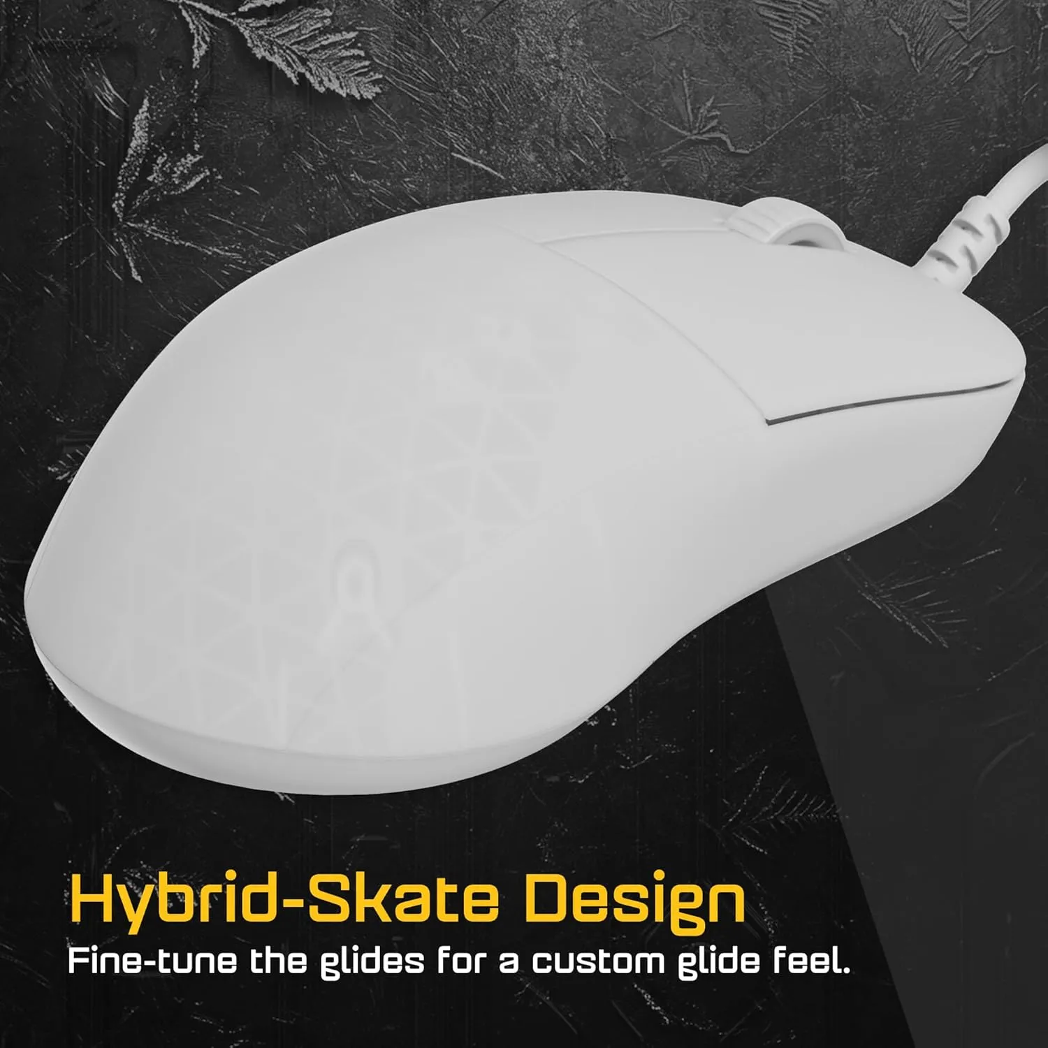 ENDGAME GEAR XM2 8k Gaming Mouse  8000Hz Polling Rate, Kailh GX Switches, PixArt PAW3395 Sensor, Ultra-Light 52 g, White Frost Edition