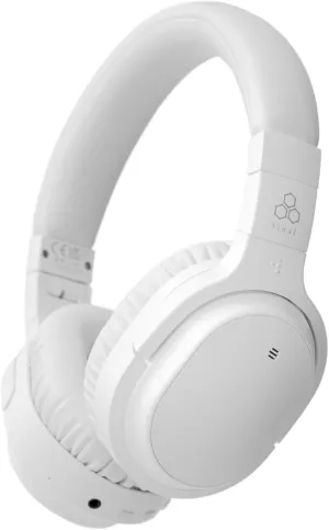 Final UX3000 Bluetooth Wireless Headphones, Hi-Fi Sound Quality, Hybrid Noise Cancelling, Maximum 35 Hours Music Playback, aptX Low Latency, Multipoint Connection, Designed in Japan (White)