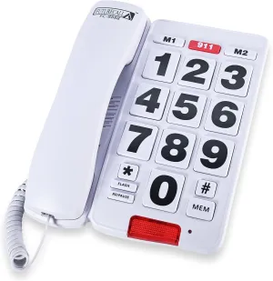 Future Call FC-8888 Big Button Phone for Seniors | Large Button Phones for Seniors | Phone for Visually Impaired and Telephones for Hearing Impaired | 40db Handset | Best Landline Phones for Seniors