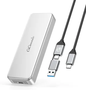 G40 USB4 40Gbps Portable SSD 1TB, CNC Crafted Aluminum, Built-in Active Turbo Fan External SSD for Content Creators and Creative Professionals, Up to 3200MB/S Ultra Fast Data Transfer
