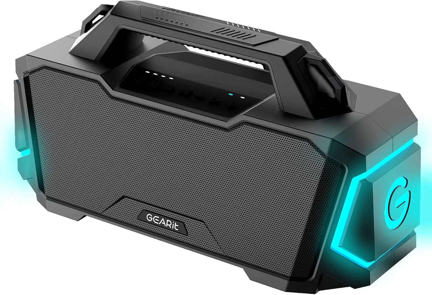 GEARit Portable Bluetooth Speaker Wireless w/ 120W Loud Audio Output - IPX6 Water-Resistant Speakers - 5.3 Bluetooth, AUX, TWS, MicroSD, EQ and Power Bank - Perfect for Gift/Home/Outdoor/Party