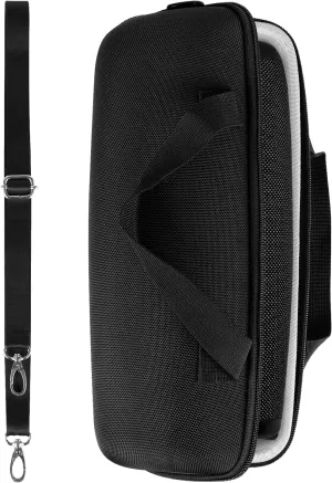 Geekria Shield Speaker Case Compatible with JBL Xtreme 3, Replacement Travel Hard Shell Portable Speaker Protective Carrying Bag with Cable Storage (Black)