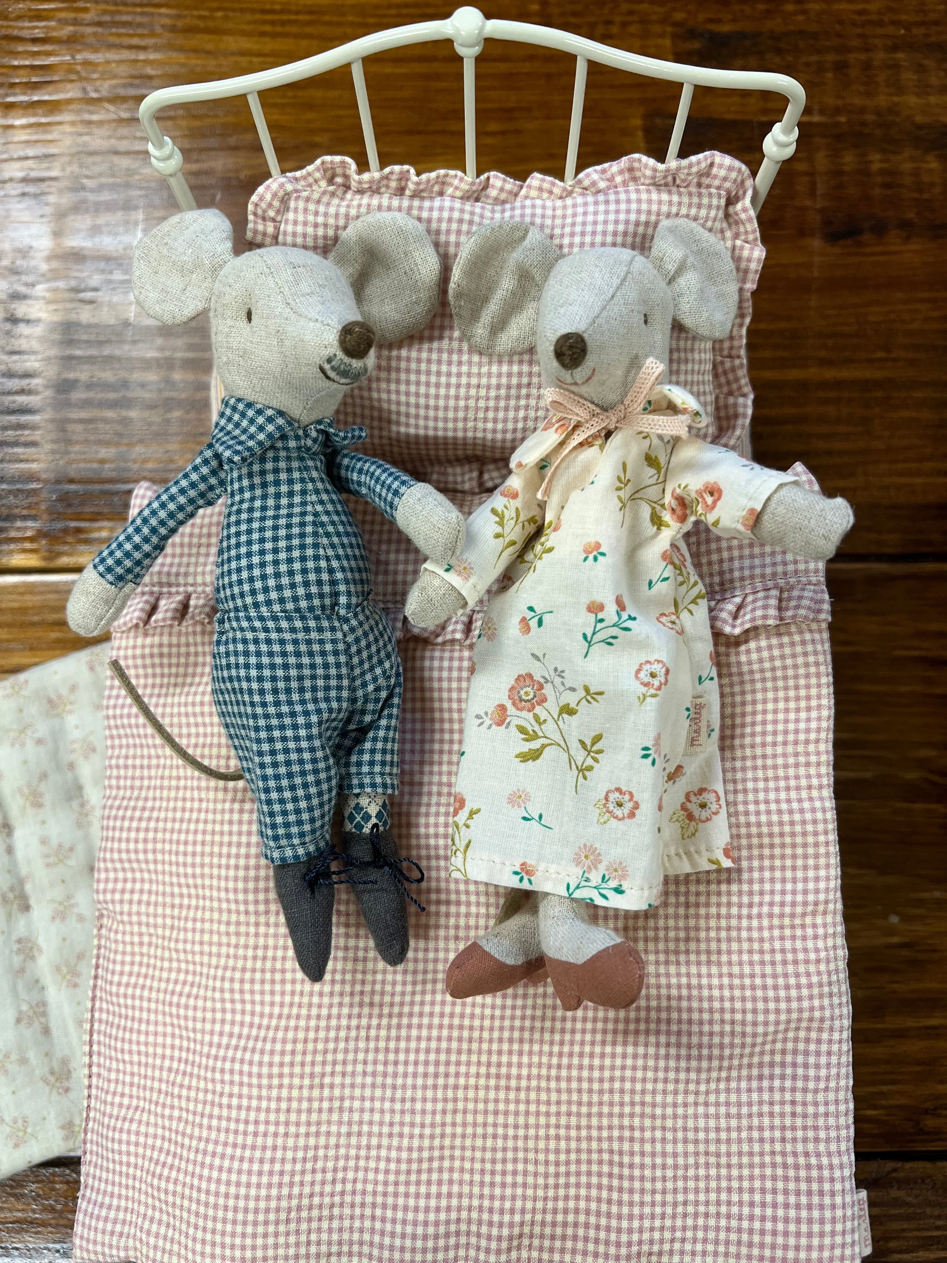 Grandma & Grandpa Mice in Cigarbox