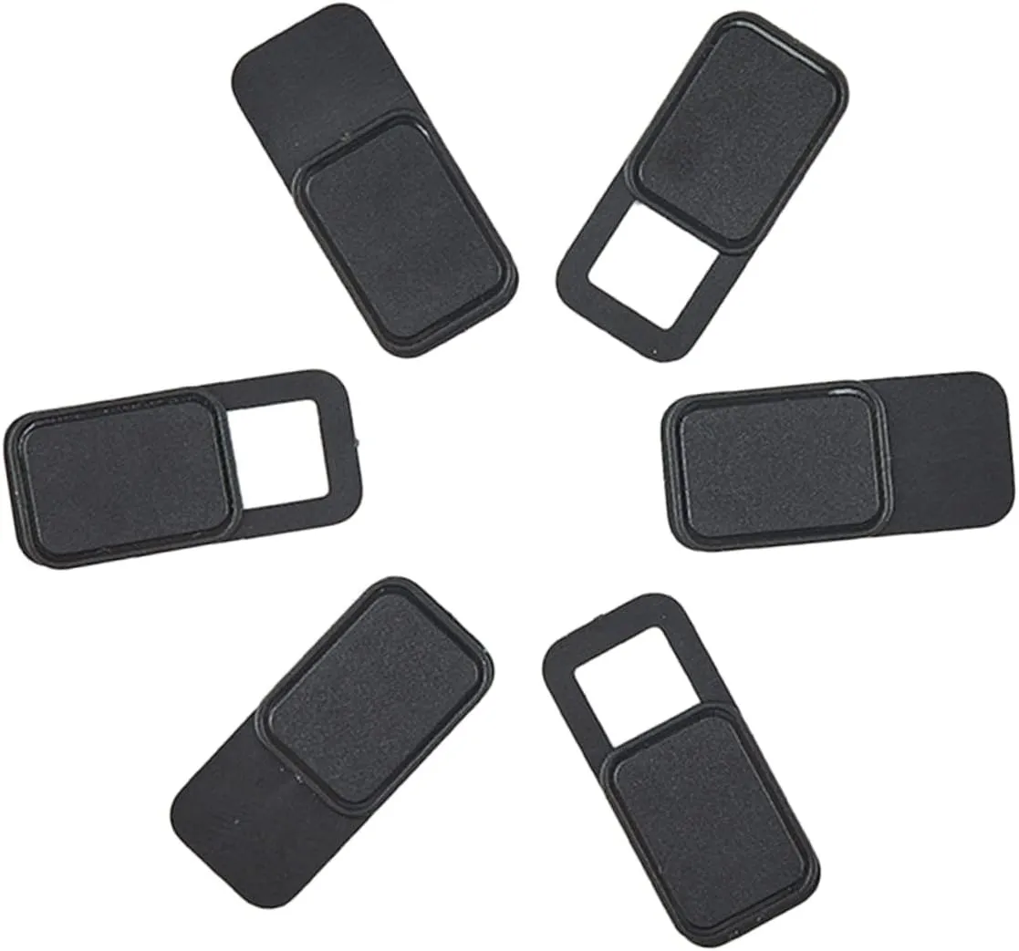 Happyyami Oval Webcam Privacy Cover Set 6pcs Slider Shutter for Laptop Pro/Camera Cover Metal Privacy Protect for Computer Smartphone