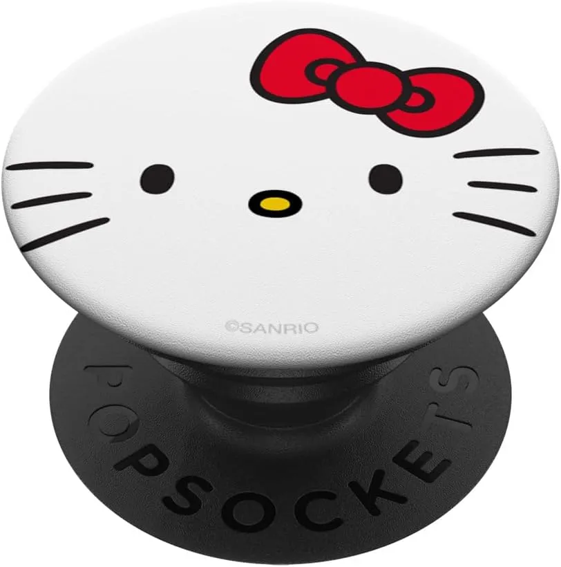 Hello Kitty Open Face PopSockets Stand for Smartphones and Tablets PopSockets PopGrip: Swappable Grip for Phones & Tablets
