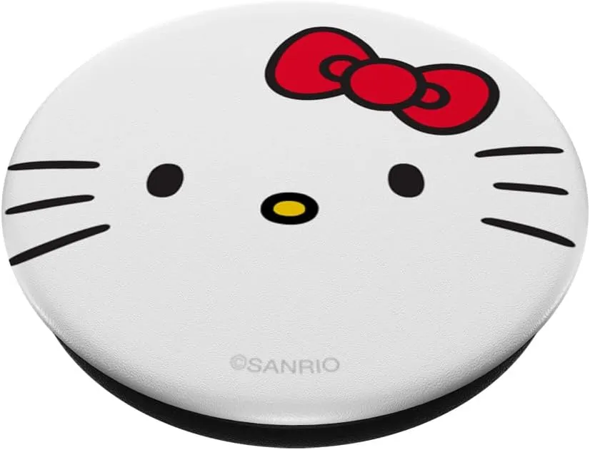 Hello Kitty Open Face PopSockets Stand for Smartphones and Tablets PopSockets PopGrip: Swappable Grip for Phones & Tablets