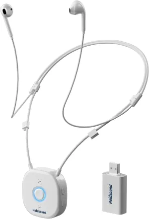 Holdsound Wireless Headphones for TV Listening, Comfortable Wireless Earbuds for TV Listening with USB Transmitter Set Optical, No Delay, 15hrs Playtime, 100 FT Range, Easy to Use