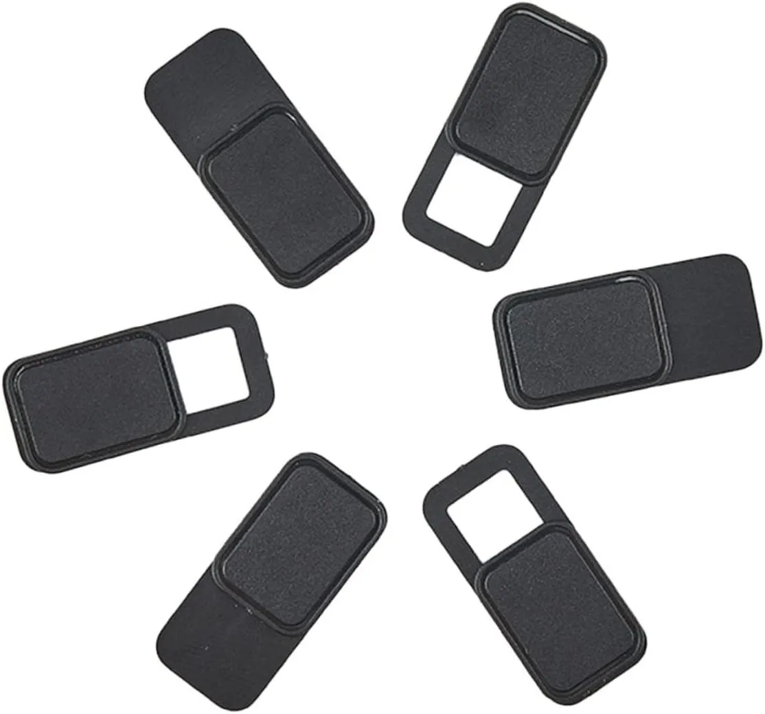 Homoyoyo 6pcs Laptop Webcam Cover Slider Privacy Protect for Computers Tablets Phones Metal Oval Shutter