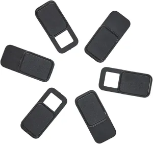 Homoyoyo 6pcs Laptop Webcam Cover Slider Privacy Protect for Computers Tablets Phones Metal Oval Shutter