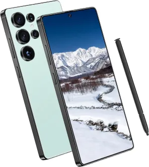 I25 Ultra Unlocked Smartphone 6.9" HD  Display 8 256GB Unlocked Phone,Snapdragon 8 Gen3 7000mAh Dual Speakers 5G Unlocked Phones,Face ID/Fingerprint Lock/GPS(Cyan)