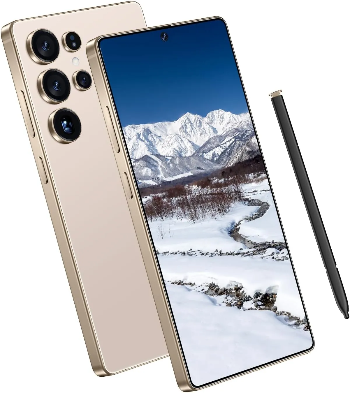 I25 Ultra Unlocked Smartphone 6.9" HD  Display 8 256GB Unlocked Phone,Snapdragon 8 Gen3 7000mAh Dual Speakers 5G Unlocked Phones,Face ID/Fingerprint Lock/GPS(Desert Titanium)