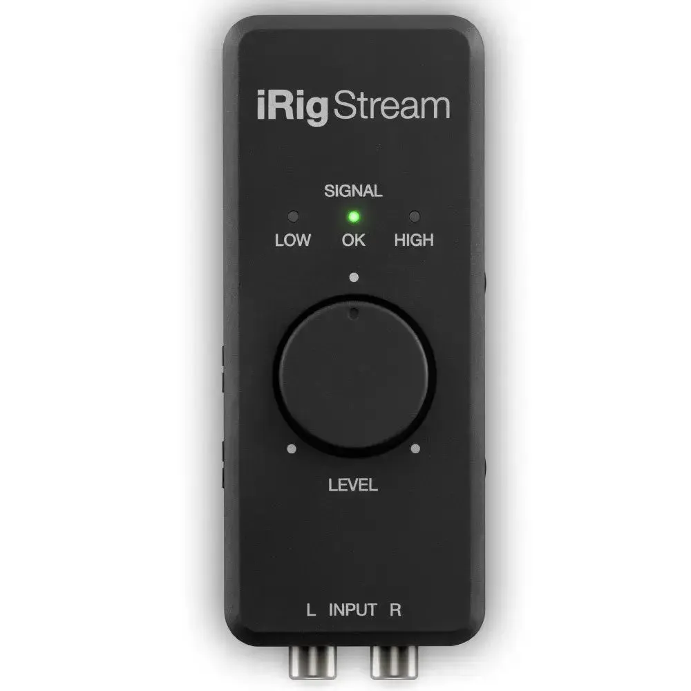 IK Multimedia iRig Stream Ultracompact 2x2 Audio Interface for Computers, Smartphones, and Tablets
