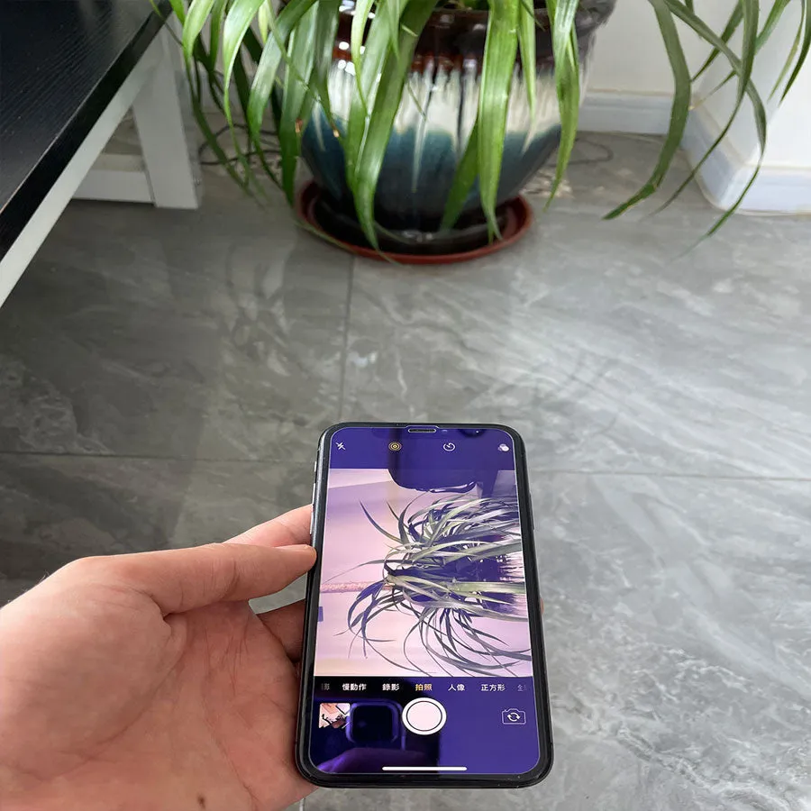 IPhone x Spy Camera con lente superiore perforata, schermo nero video, nero 256G Mega Storage