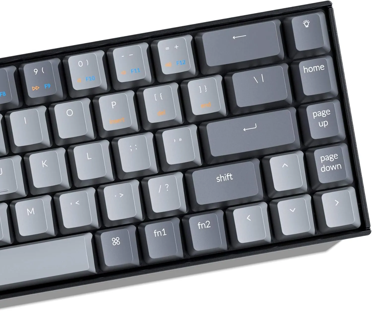 Keychron K6 Bluetooth 5.1 Wireless Mechanical Keyboard with Gateron G Pro Red Switch/LED Backlit/Rechargeable Battery, 68 Keys Compact Keyboard Compatible with Mac Windows