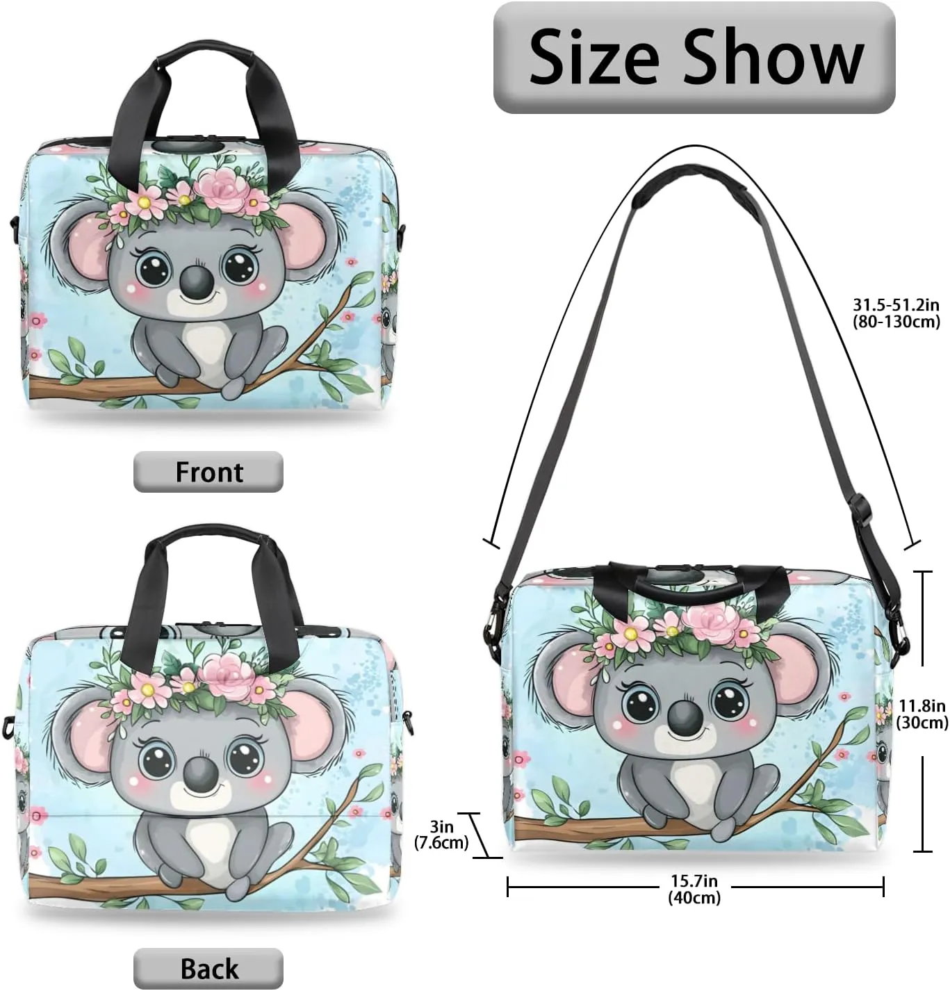 Laptop Bag for 14 15 15.6 Inch Waterproof Laptop Sleeve Case Computer Bag