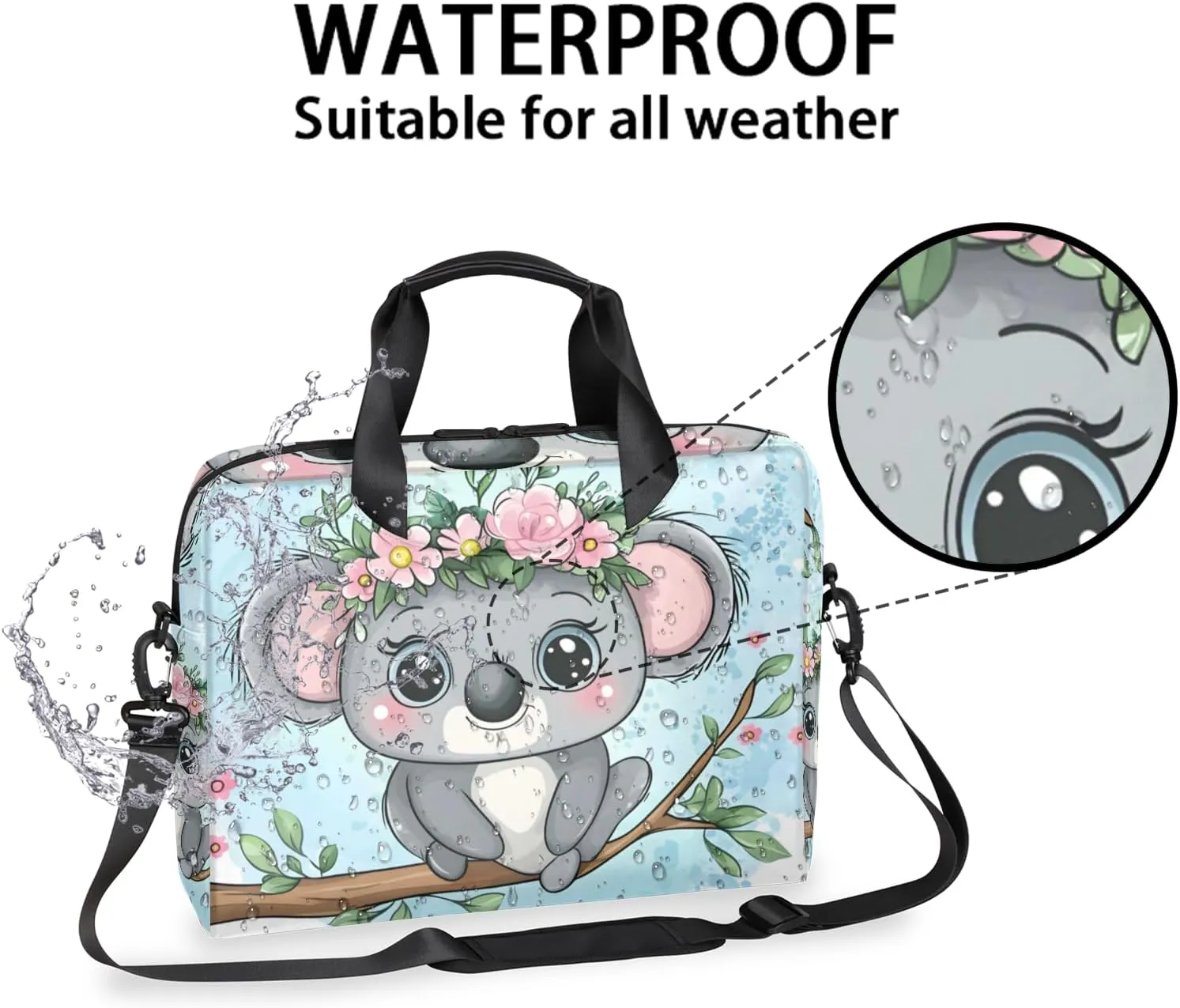 Laptop Bag for 14 15 15.6 Inch Waterproof Laptop Sleeve Case Computer Bag