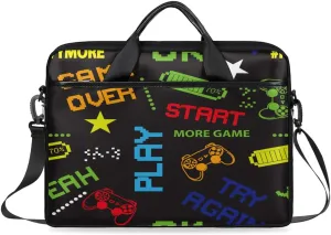 Laptop Bag for Women Men, 15.6 inch Messenger Shoulder Bags, Water Resistant Computer Bag Sleeve