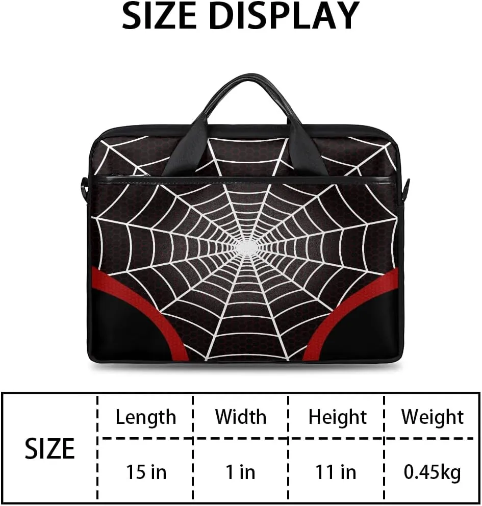 Laptop Bag for Women Men, 15.6 inch Messenger Shoulder Bags, Water Resistant Computer Bag Sleeve