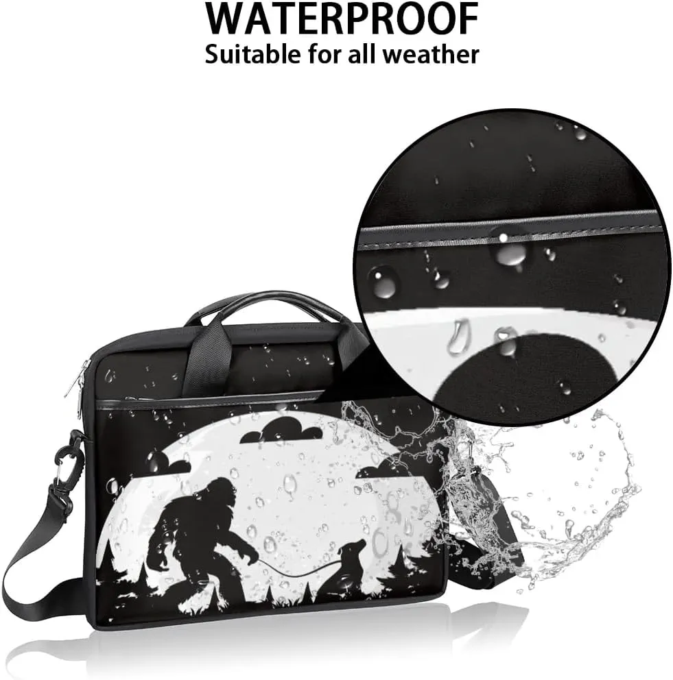 Laptop Bag for Women Men, 15.6 inch Messenger Shoulder Bags, Water Resistant Computer Bag Sleeve