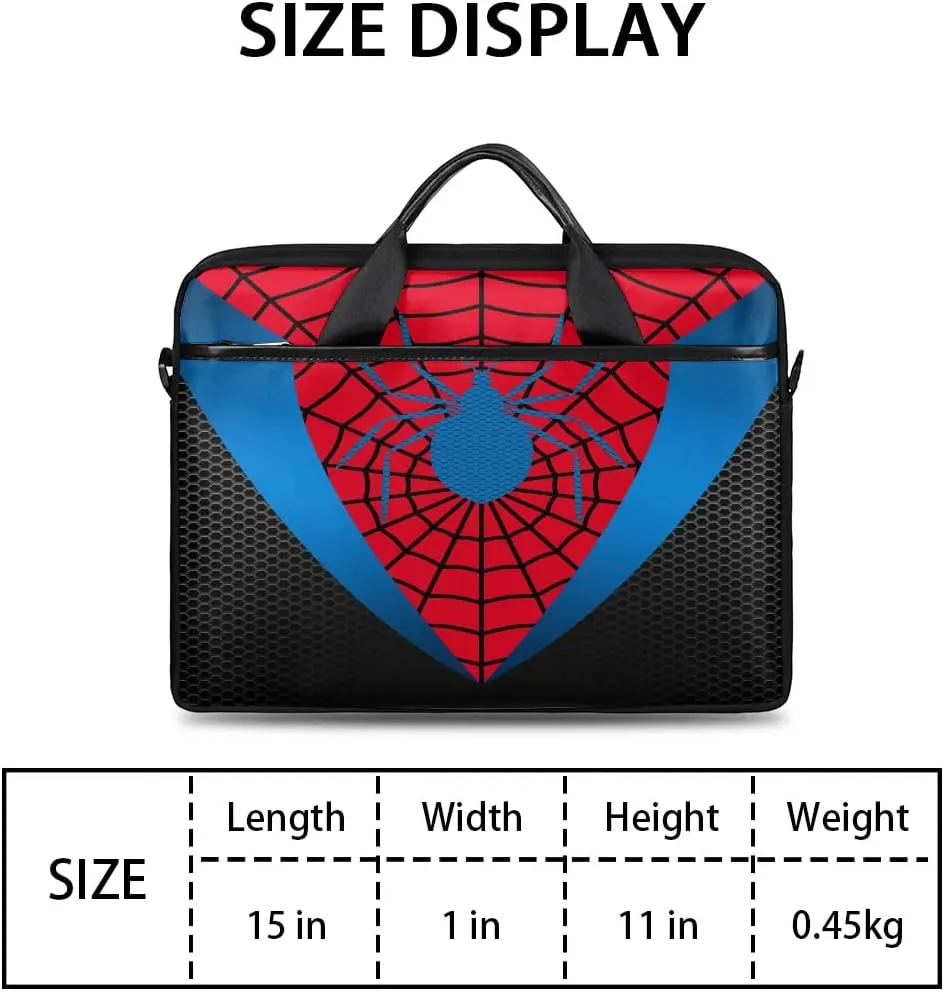 Laptop Bag for Women Men, 15.6 inch Messenger Shoulder Bags, Water Resistant Computer Bag Sleeve