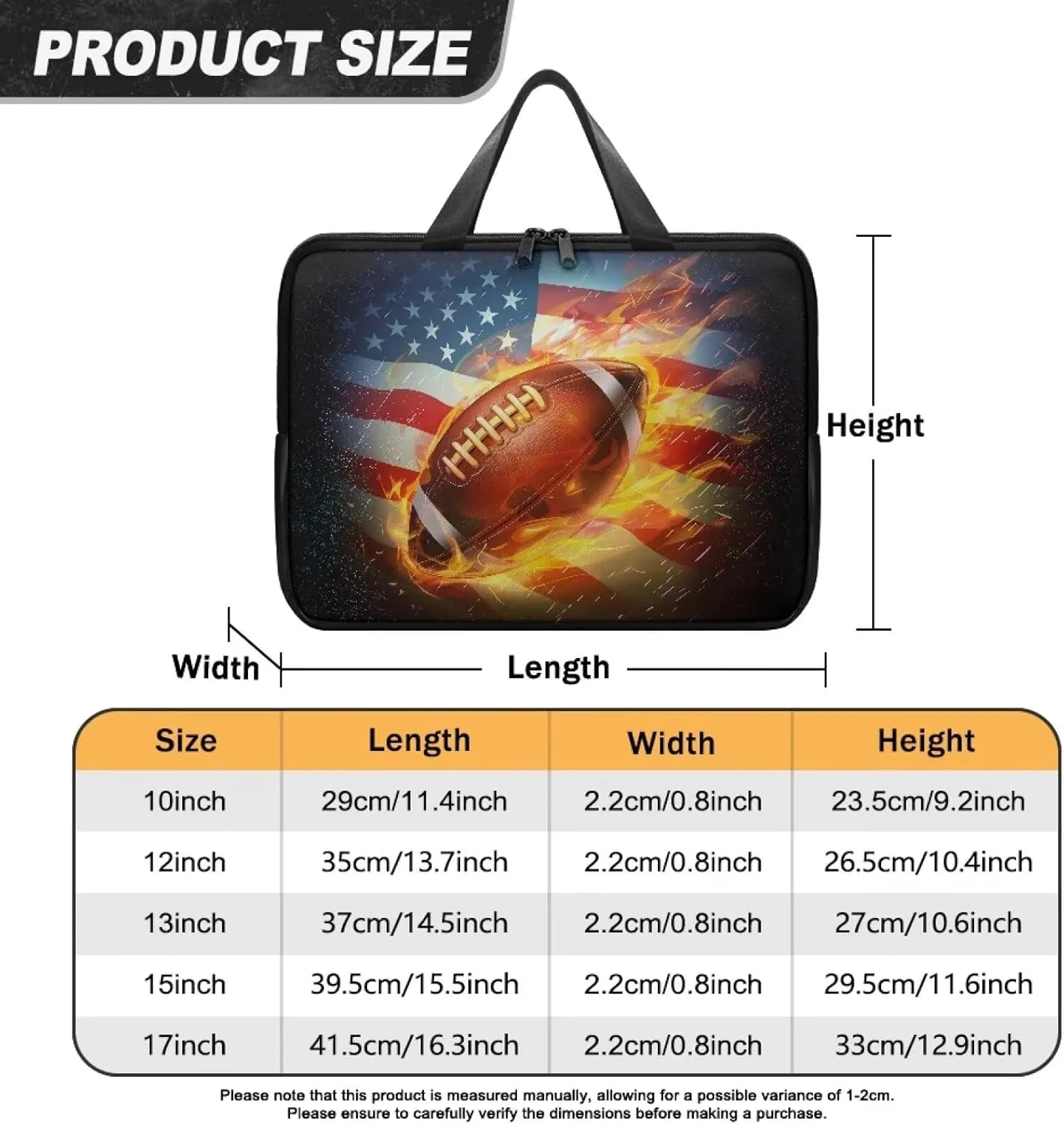 Laptop Sleeve Case Travel Laptop Bag with Handle Shockproof Carrying Briefcase Large Capacity Tablet Bag