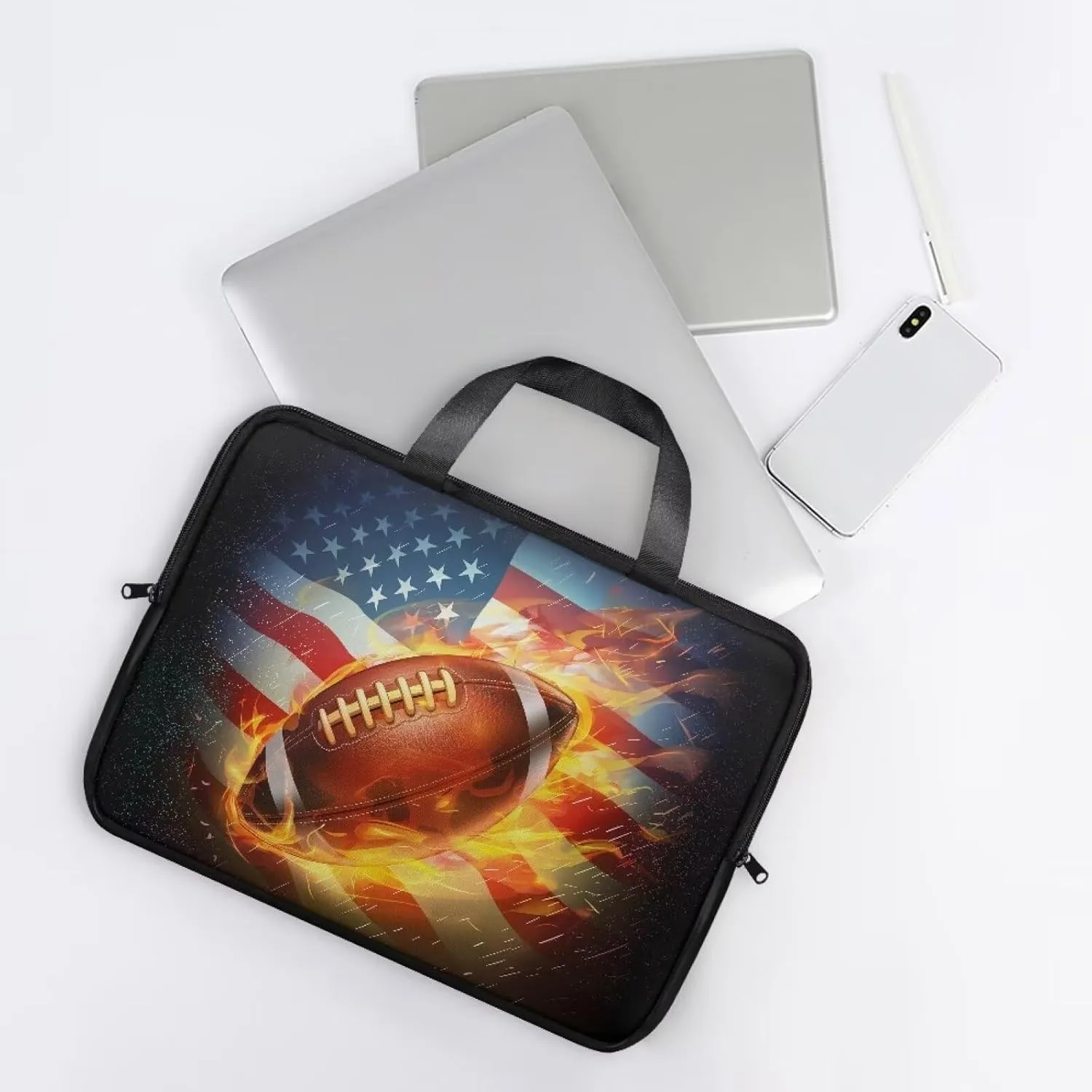 Laptop Sleeve Case Travel Laptop Bag with Handle Shockproof Carrying Briefcase Large Capacity Tablet Bag