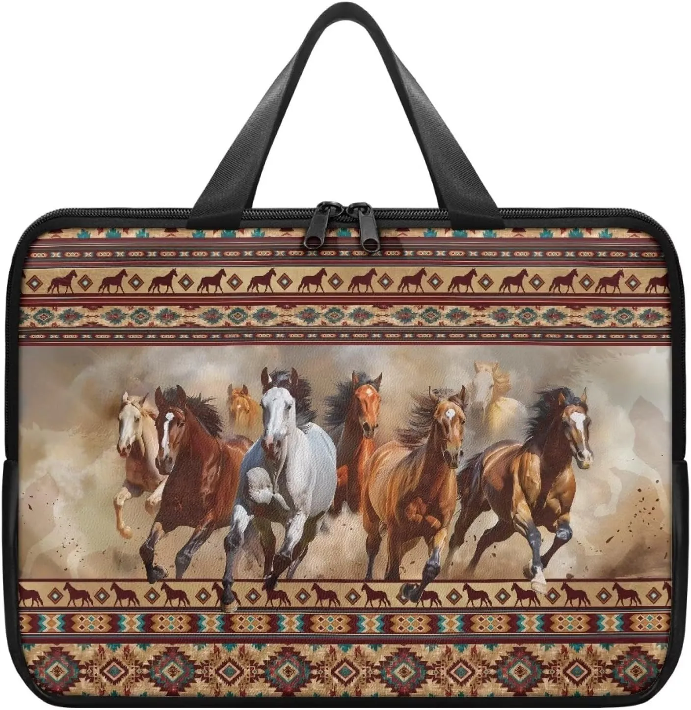 Laptop Sleeve Case Travel Laptop Bag with Handle Shockproof Carrying Briefcase Large Capacity Tablet Bag