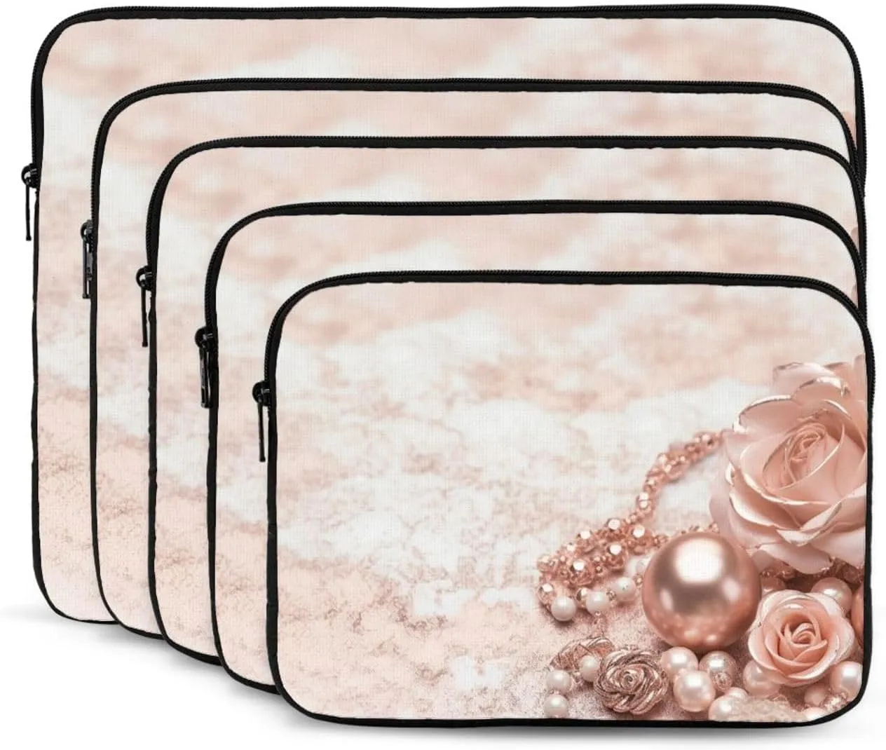 Laptop Sleeve Shockproof Laptop Bag Blush Computer Case Water Resistant Laptop Carrying Case 13 inch