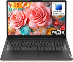 Lenovo 15.6" FHD Laptop Computer for Business and Student, Intel Dual Core Processor, 32GB DDR4 RAM, 1TB PCIe SSD, WiFi 6, Bluetooth 5.2, Type-C, HDMI, Numeric Keypad, Black, Windows 11 Pro (Renewed)