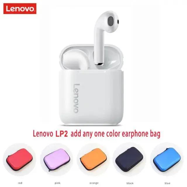 Lenovo TWS Wireless Bluetooth 5.0 Earphone LED Display Headset Volume Control HIFI Stereo Waterproof Sports Earbuds