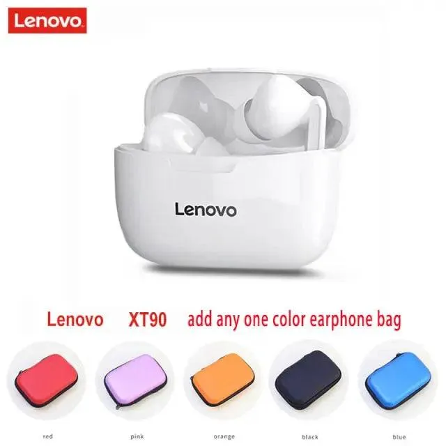 Lenovo TWS Wireless Bluetooth 5.0 Earphone LED Display Headset Volume Control HIFI Stereo Waterproof Sports Earbuds