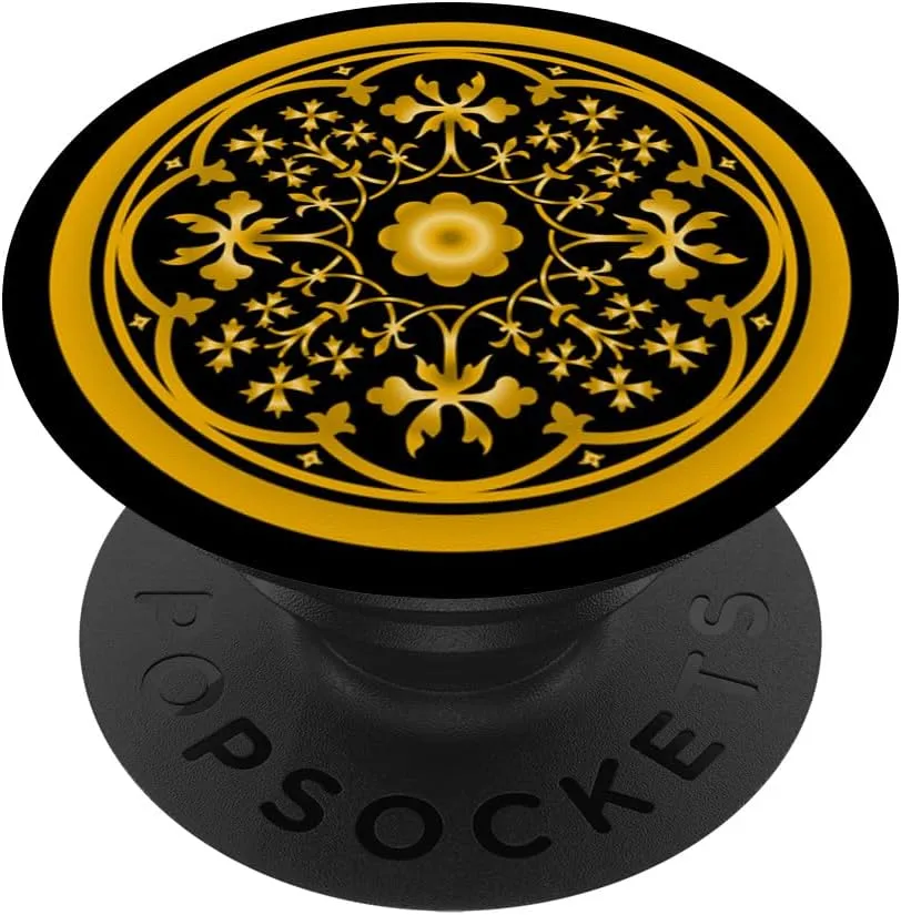 Mandala Pop Phone Grip For Smartphones & Tablets PopSockets PopGrip: Swappable Grip for Phones & Tablets PopSockets Adhesive PopGrip