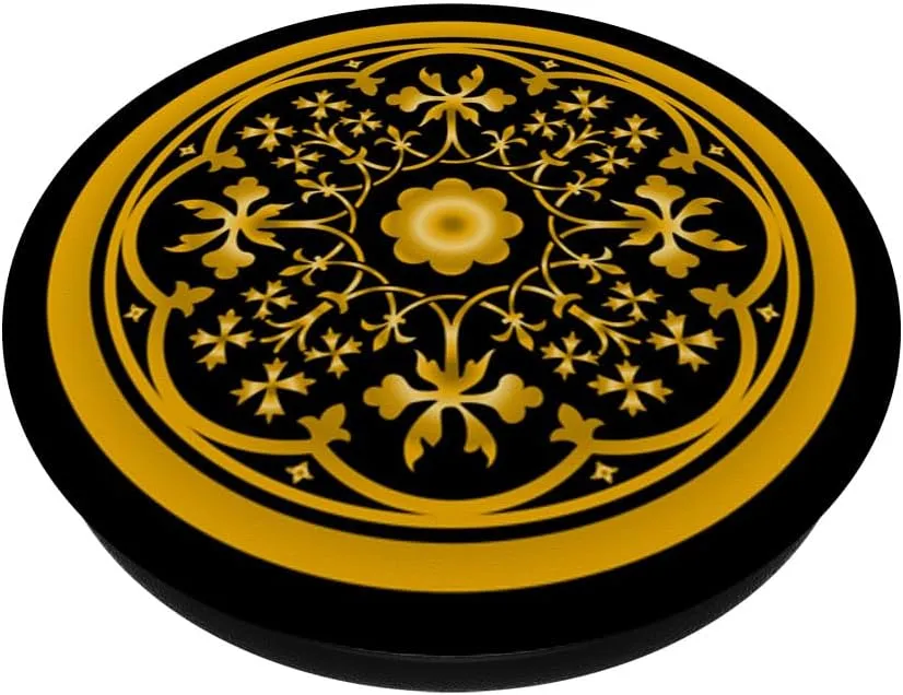 Mandala Pop Phone Grip For Smartphones & Tablets PopSockets PopGrip: Swappable Grip for Phones & Tablets PopSockets Adhesive PopGrip