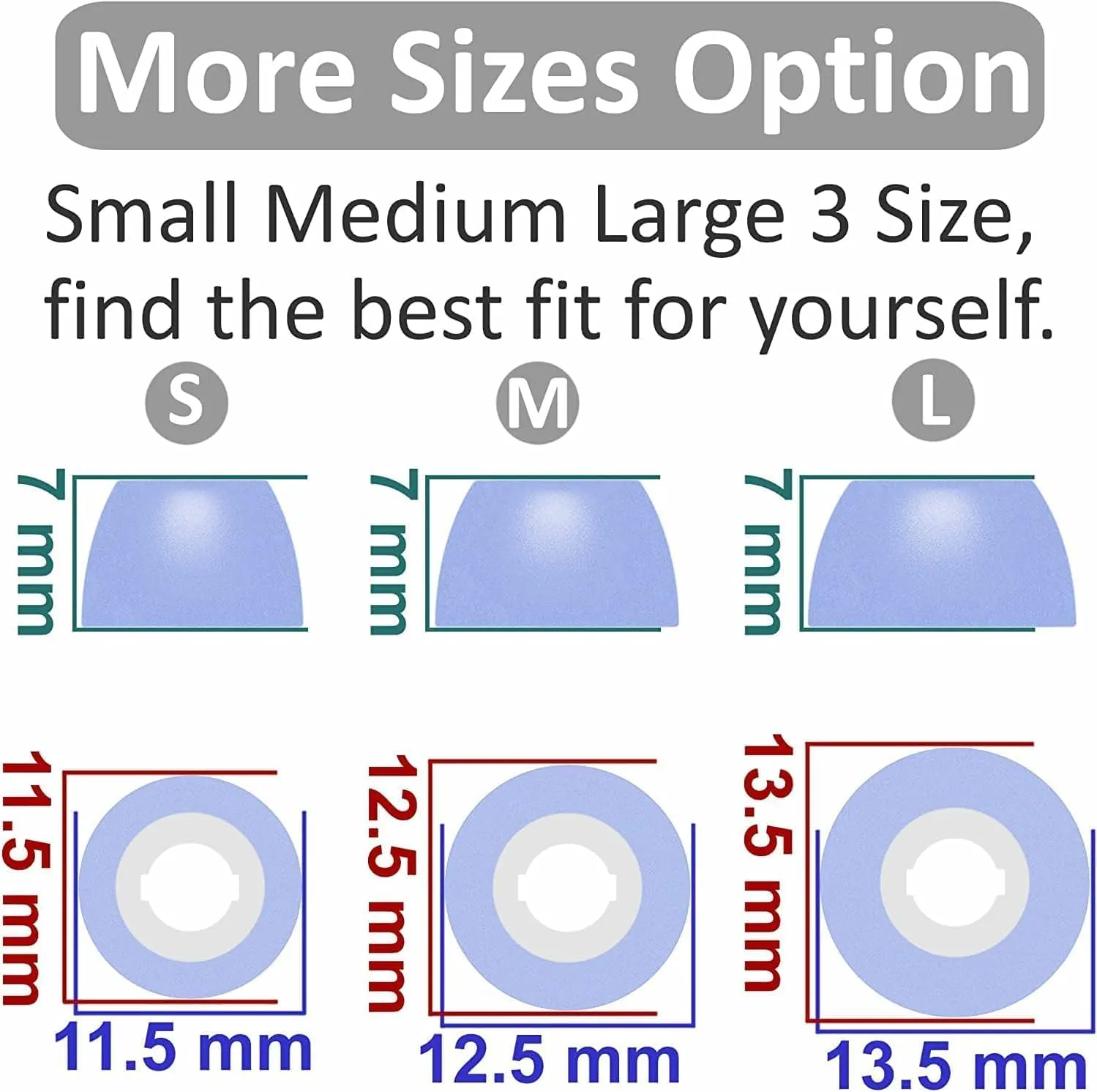 Memory Foam Ear Tips Compatible with JBL Tune 230NC TWS Earbuds, Foam Ear Buds Noise Cancelling Ear Cap Ear Plug Eartips, LMS 3 Size 3 Pairs,Black 214