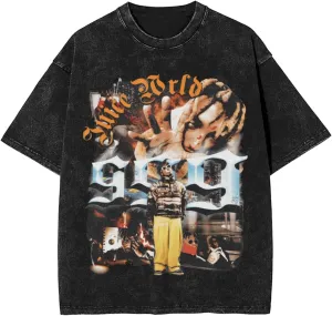 Men Women Unisex Vintage Oversized Crewneck Short Sleeve T-Shirt 3D Printed Funny Graphic Tee Tops