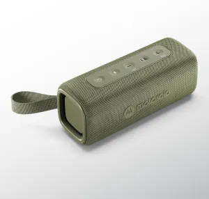 Motorola Sound ROKR 600 Portable Bluetooth Speaker, 6-Hour Playtime, IP67 Water Resistant, Speaker for Home/Outdoors, Compatible with iPhone, Green