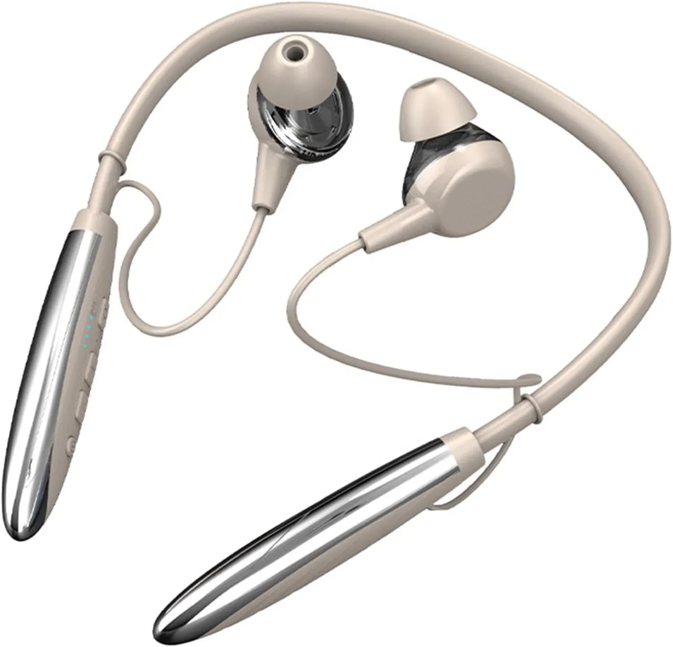 Neckband Bluetooth Headphones Earphone 100H in-Ear Earbuds Long Battery Life Magnetic Neckband Wired Bluetooth for Sport Waterproof Headphones Workout Running Wireless Around Neck Earbuds