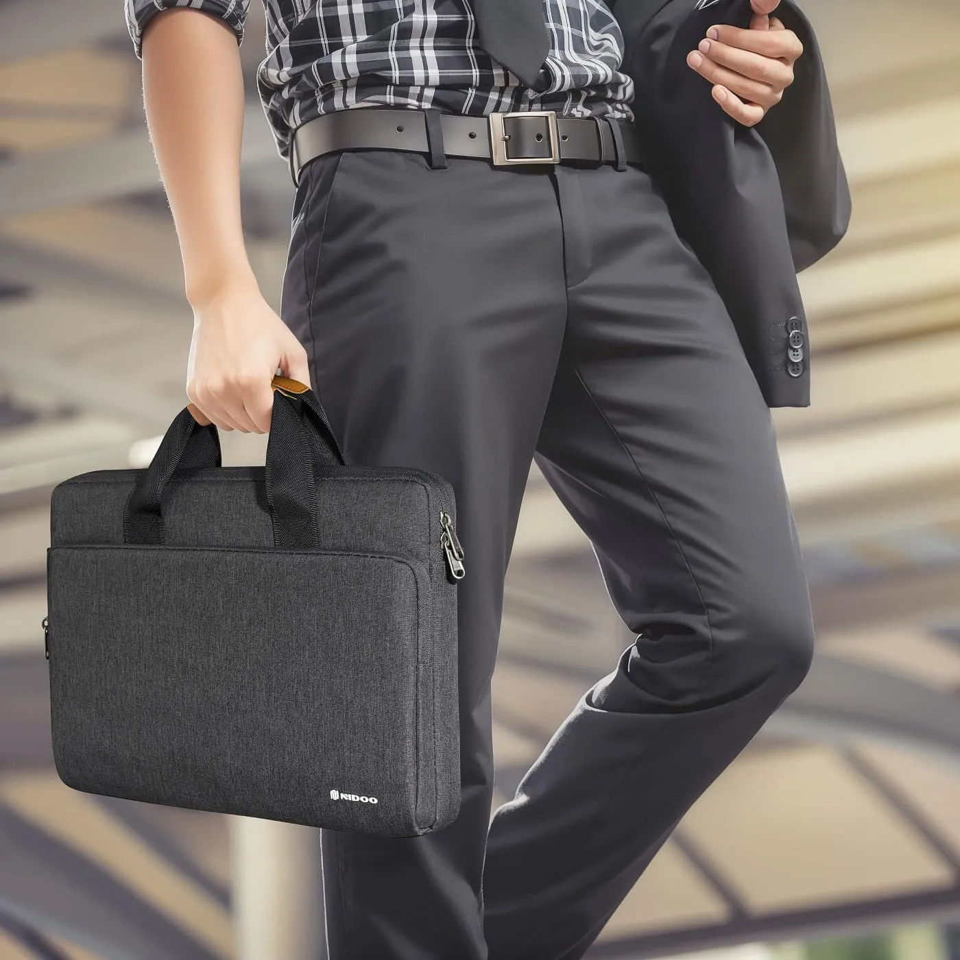 NIDOO Laptop Shoulder Bag 16-15.6 inch Computer Sleeve Carrying Case Compatible with 16" MacBook Pro M3 M2 / 16" Legion 7i / Legion Pro 5i / 15.6" XPS 15 / Acer Nitro 5 / Legion 5 / ThinkPad E15 L15