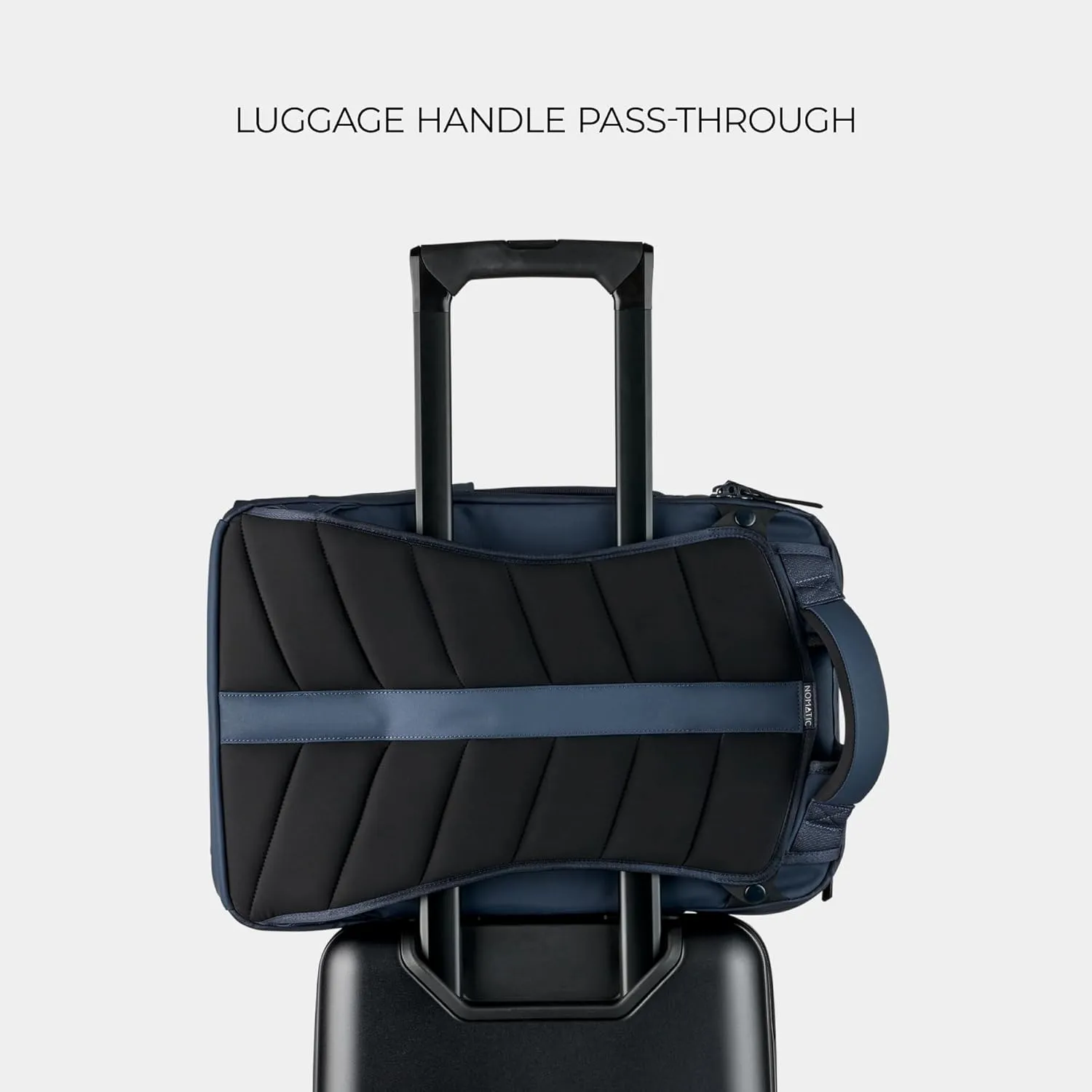 NOMATIC Travel Pack - 20L Water Resistant Laptop Bag - TSA-Ready Expandable Navy Backpack