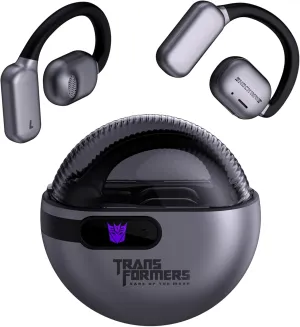 Open Ear Headphones Earbuds Wireless Bluetooth 5.4 30h Playtime Gaming Noise Canceling Earbuds Wireless with Mic Earhooks Over Ear Headphones Waterproof for Sport Android/iOS (Grey)