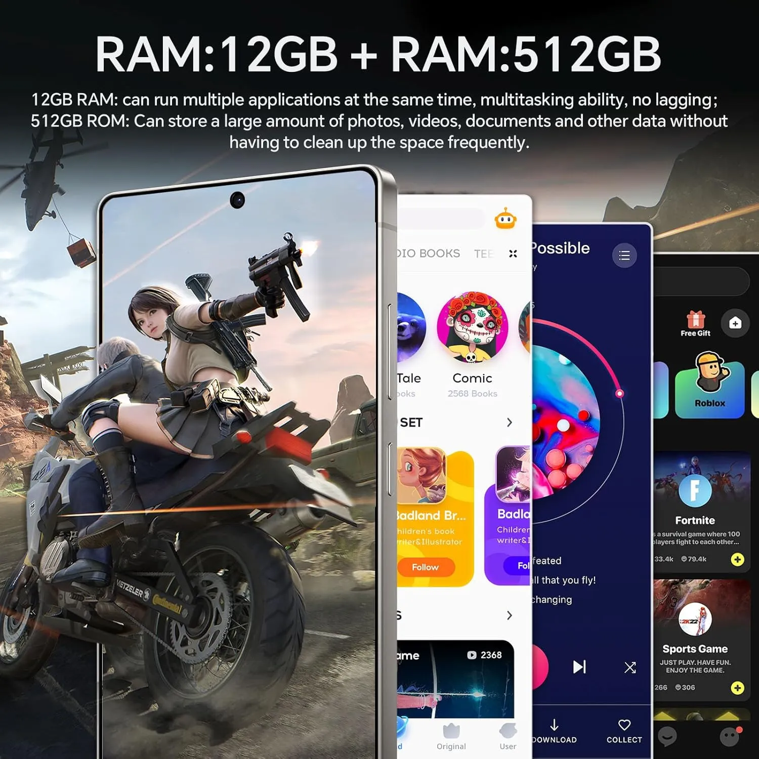 P25 Ultra Unlocked Phones,Built-in Pen Smartphone,12 512GB,Snapdragon 888, Long Battery Life 7000mAh, 6.9 FHD Screen,48 108MP Camer,Face ID/Fingerprint Lock/, Android 14/Dual SIM (White)