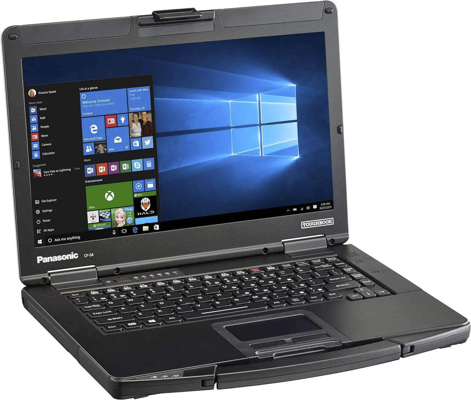 Panasonic Toughbook CF-54, Intel Core i5-5300U @2.30GHz, 14.0 HD Touchscreen, 8 GB, 256 GB SSD, WiFi, Bluetooth, Windows 10 Pro (Renewed)