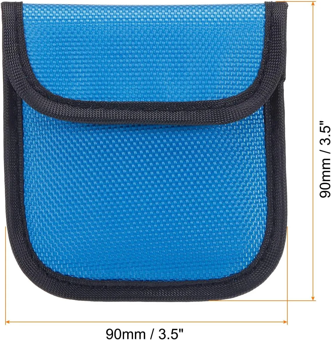PATIKIL 2 Pcs Lens Filter Case, Camera Filter Case Portable Lens Filter Pouch Photography Fit Camera Bag Coat Pocket Drone for 25mm-58mm, Blue