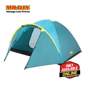 PAVILLO Active Ridge 4 Person Outdoor Camping Hiking Water Resistant Tent (2.10m x 2.40m x 1.30m)