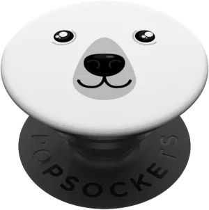 Polar Bear PopSockets PopGrip: Swappable Grip for Phones & Tablets PopSockets Adhesive PopGrip