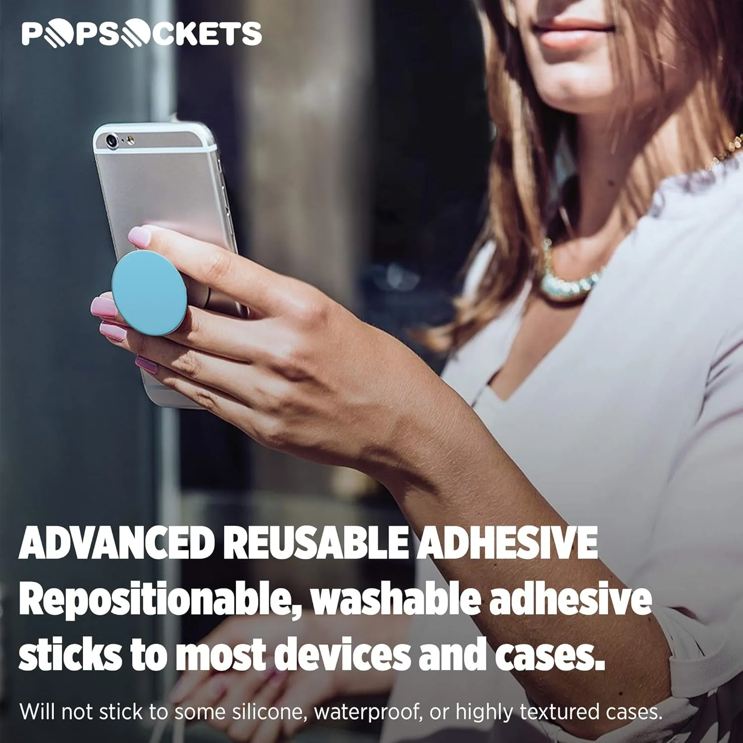 PopSockets: Non-Swappable, Collapsible Grip & Stand for Phones and Tablets - Monkeyhead Galaxy