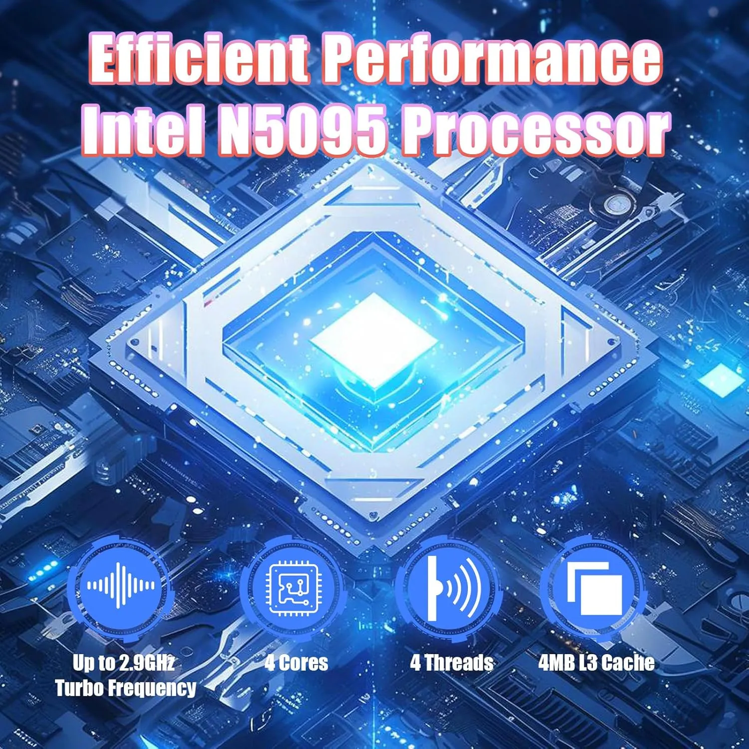 Portable Laptop,Student and Business,14" FHD IPS Display,Quad-Core N5095 Processor,8GB DDR4 RAM,512GB SATA SSD,Numeric Keypad,2.4/5G WiFi,38WH Battery,Webcam,Mini HDMI,USB(Silver)